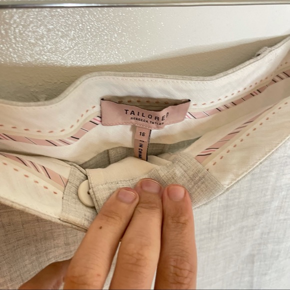 NWOT Tailored Rebecca Taylor Clean Suiting Pants - Picture 5 of 6